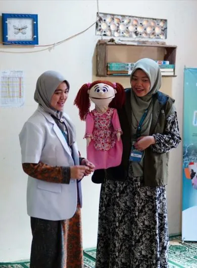 Keseruan mengenal ragam profesi bersama Dokter Haura dan Ka Syifa